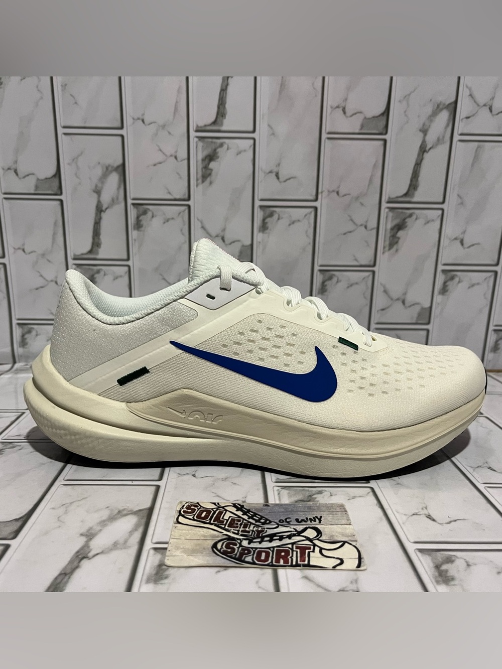 New Nike Air Winflo 10 Gym Training Running Shoes Blue Green Womens - Picture 7 of 14